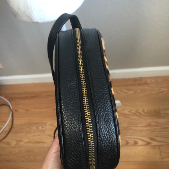 J. Crew Devon leather calf hair camera bag - Picture 7 of 11